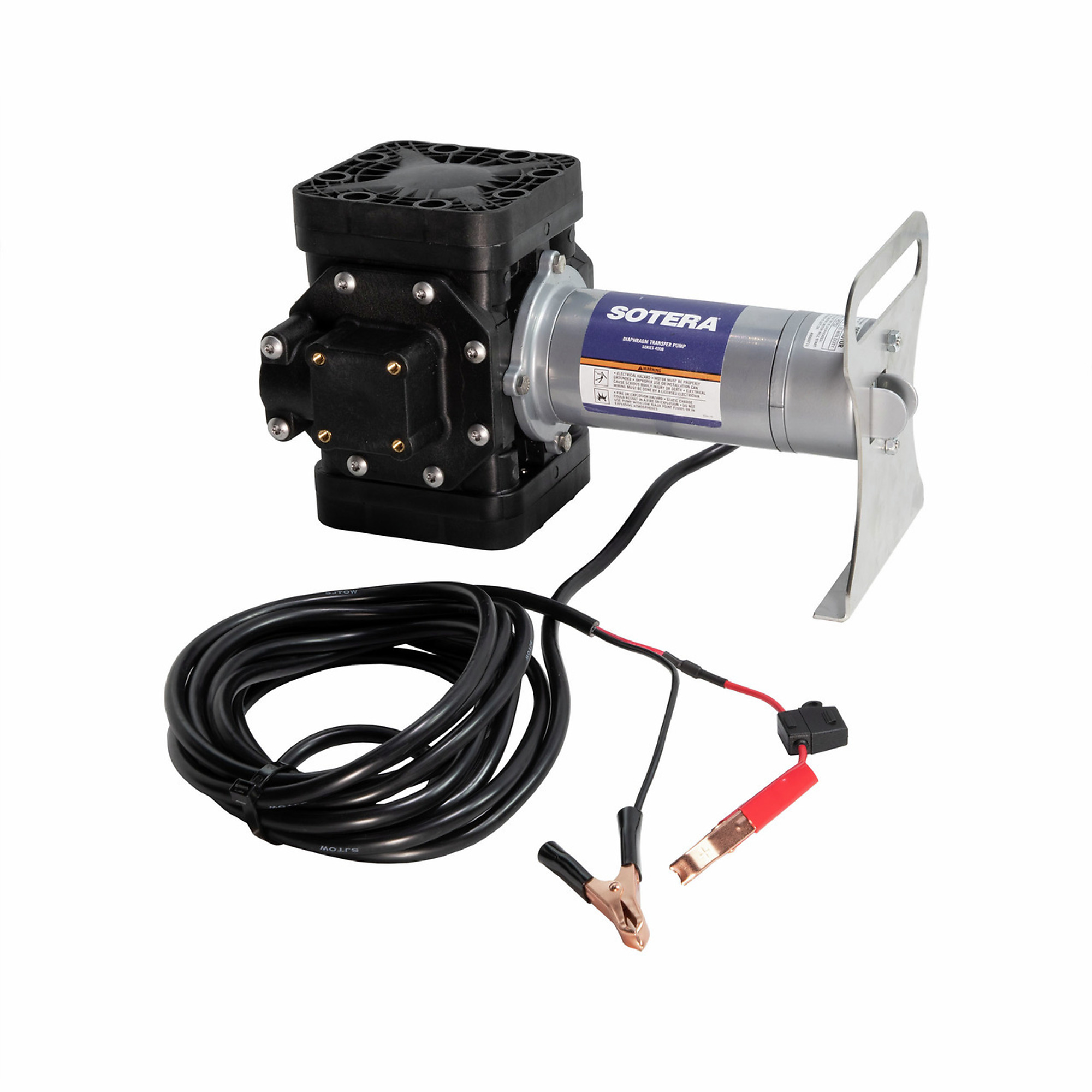 Sotera Systems Chemical Transfer Pump - 12V DC, 13 GPM, Santoprene Diaphragms, EPDM Seals, Model# SS415BX731